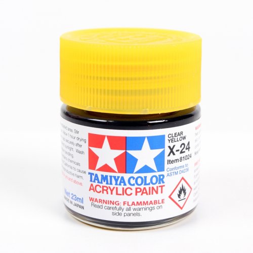 Go to product TAMIYA 81024 X-24 - Acrylic paint Clear Yellow 23 ml