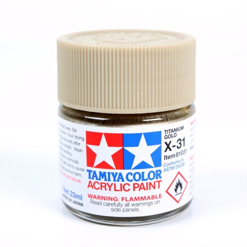 Go to product TAMIYA 81031 X-31 - Acrylic paint Titanium Gold 23 ml