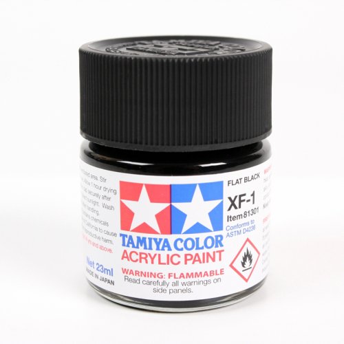 Go to product TAMIYA 81301 XF-1 - Acrylic paint Flat Black 23 ml