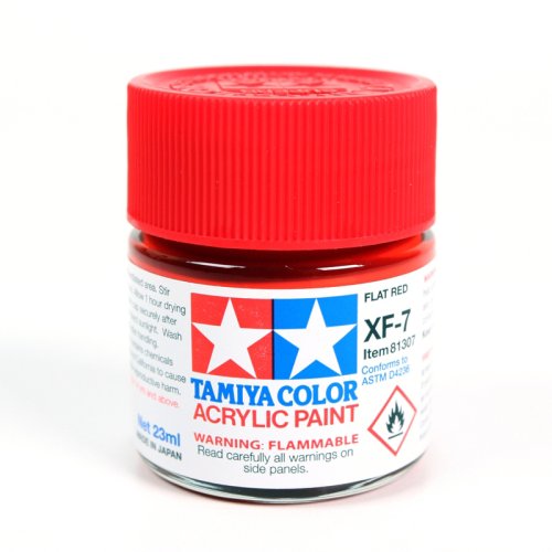 Go to product TAMIYA 81307 XF-7 - Acrylic paint Flat Red 23 ml