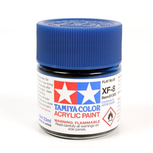 Go to product TAMIYA 81308 XF-8 - Acrylic paint Flat Blue 23 ml