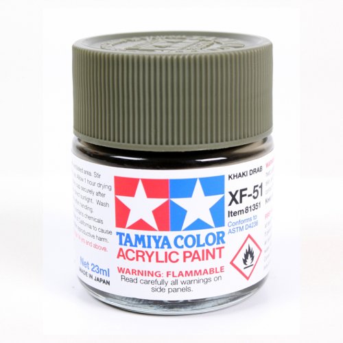 Go to product TAMIYA 81351 XF-51 - Acrylic paint Khaki Drab 23 ml