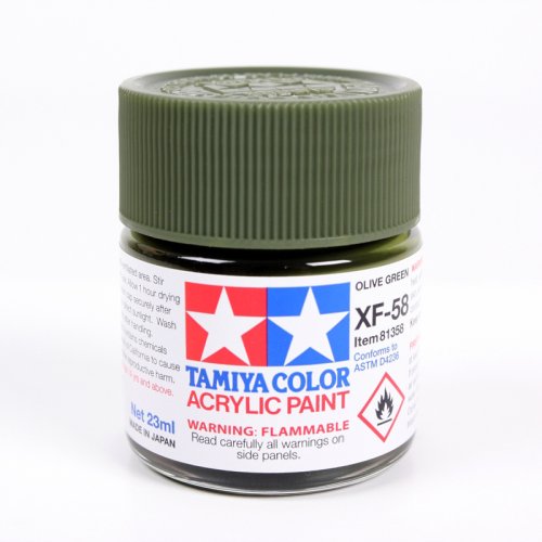 Go to product TAMIYA 81358 XF-58 - Acrylic paint Olive Green 23 ml