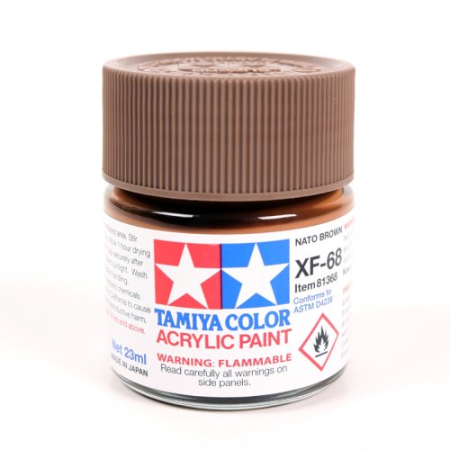 Go to product TAMIYA 81368 XF-68 - Acrylic paint NATO Brown 23 ml