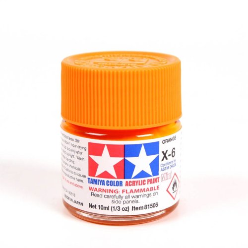 Go to product TAMIYA X-6 - Acrylic paint Orange 10 ml