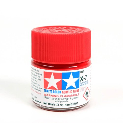 Go to product TAMIYA X-7 - Acrylic paint Red 10 ml