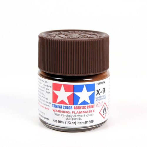 Go to product TAMIYA X-9 - Acrylic paint Brown 10 ml
