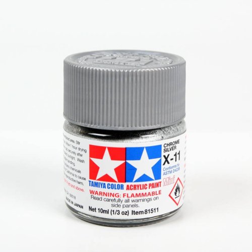Go to product TAMIYA X-11 - Acrylic paint Chrome Silver 10 ml