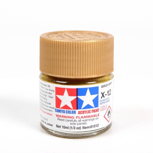 Go to product TAMIYA X-12 - Acrylic paint Gold Leaf 10 ml