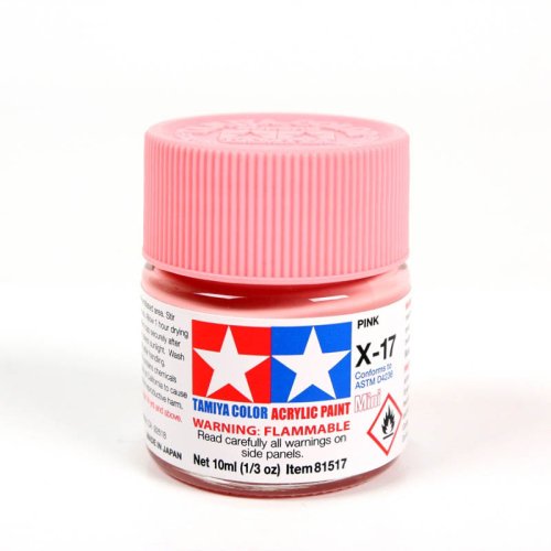Go to product TAMIYA X-17 - Acrylic paint Pink 10 ml