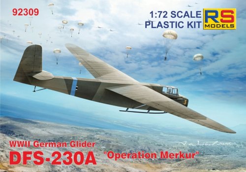 Go to product RS Models 92309 - 1:72 DFS-230A Operation Merkur WWII German Glider