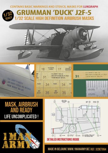 Go to product 1 Man Army 32DET064 - 1:32 Grumman Duck J2F-5 - Lukgraph