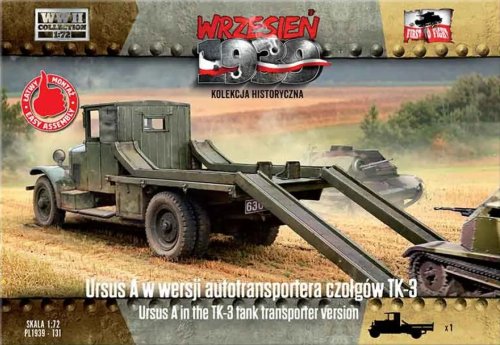 Go to product First To Fight 131 - September 1939 - 1:72 Ursus A in the TK-3 tank transporter version