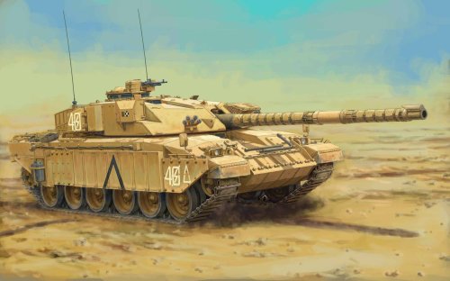 Go to product Pre-order - Trumpeter 09612 - 1:35 British MBT Challenger 1 Mk.3 Gulf War
