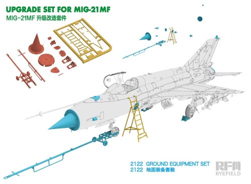 Go to product Pre-order - Rye Field Model 2122 - 1:48 MiG-21MF Ground Equipment detail set 3D print