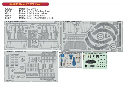 Go to product Eduard BIG33173 - 1:32 Meteor F.8