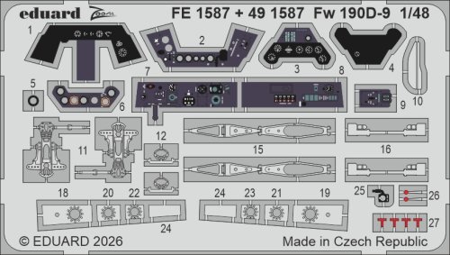 Go to product Eduard FE1587 - 1:48 Fw 190D-9