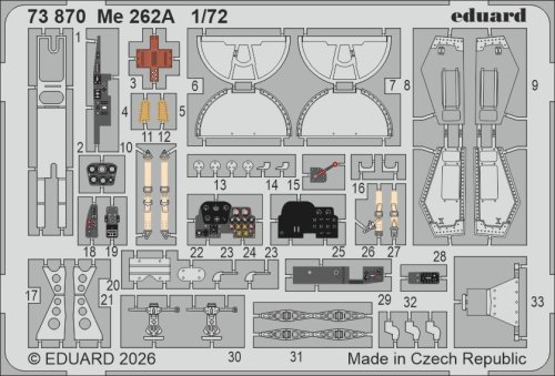 Go to product Eduard 73870 - 1:72 Me 262A