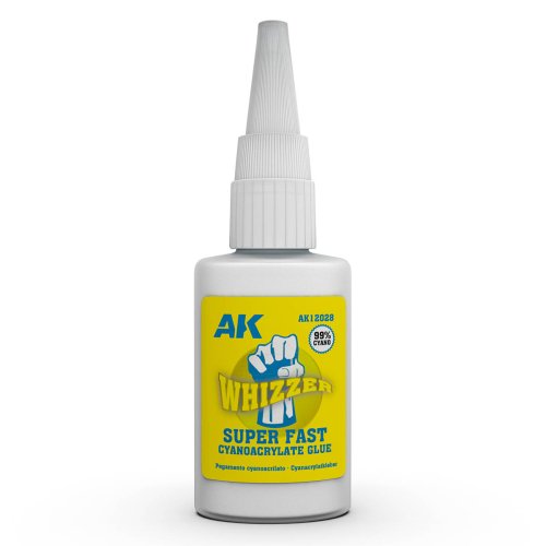 Go to product AK Interactive 12028 - Whizzer Low Density Super Fast Cyanocrylate Glue 20 g