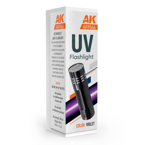 Go to product AK Interactive 9566 - Ultraviolet Flashlight