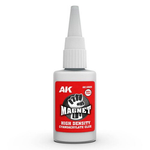 Go to product AK Interactive 12029 - Magnet High Density Cyanocrylate Glue 20 g