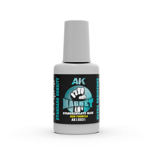 Go to product AK Interactive 12031 - Magnet Standard Density Ultra Resistant Cyanocrylate Glue 8 g