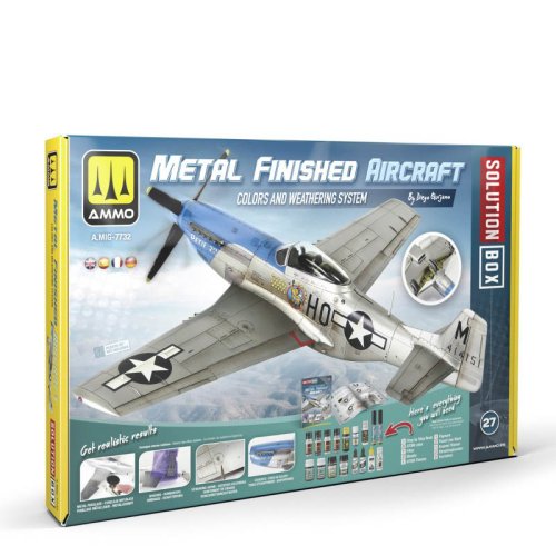 Go to product Ammo Mig 7732 - Solution Box: How to Paint Metal Finished Aircraft