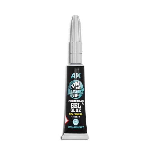Go to product AK Interactive 12032 - Magnet Standard Density Ultra Resistant Cyanocrylate Glue 3 g