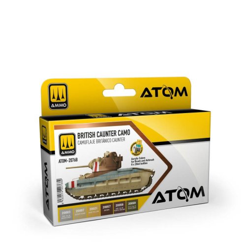 Go to product Ammo Mig 20768 - Atom Caunter British Camo paint set