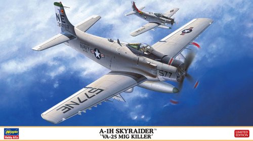 Go to product Hasegawa 02527 - 1:72 A-1H Skyraider VA-25 MiG Killer
