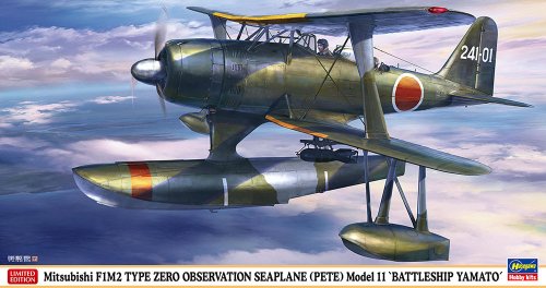 Go to product Hasegawa 07563 - 1:48 Mitsubishi F1M2 Type Zero Observation Seaplane Pete Model 11 Battleship Yamato