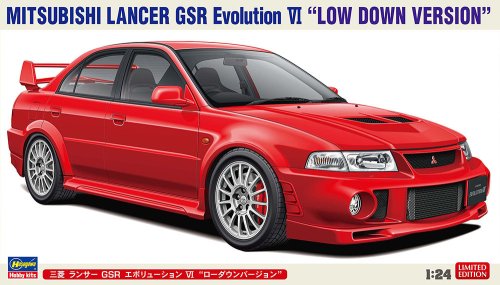 Go to product Hasegawa 20803 - 1:24 Mitsubishi Lancer GSR Evolution VI Low Down Version