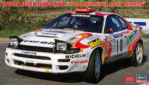 Go to product Hasegawa 20807 - 1:24 Toyota Celica Turbo 4WD 1994 Catalunya Rally Winner