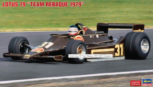 Go to product Hasegawa 20813 - 1:20 Lotus 79 Team Rebaque 1979
