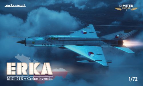 Go to product Pre-order - Eduard 2156 - 1:72 Erka / MiG-21R Czechoslovak, Czech, and Slovak air forces - Limited Edition