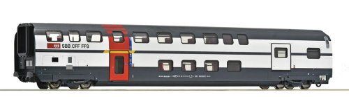 Go to product Roco 6200214 H0 - Double-deck passenger coach with luggage compartment IC2000, SBB, Era V-VI