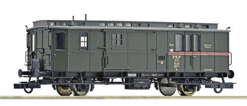 Go to product Roco 6200196 H0 - Two-axle post and baggage wagon, type Dp, PKP, era IV