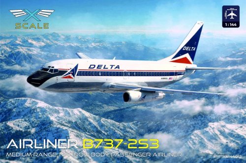 Go to product X-Scale 144012 - 1:144 Airliner B737-2S3 Medium Range Narrow Body Passenger Airliner