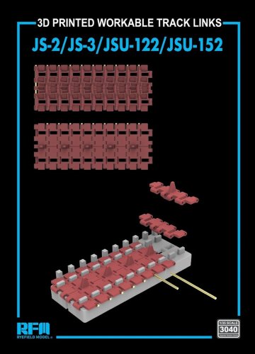 Go to product Rye Field Model 3040 - 1:35 JS-2 / JS-3 / JSU-122 / JSU-152 3D Printed Workable Track Links