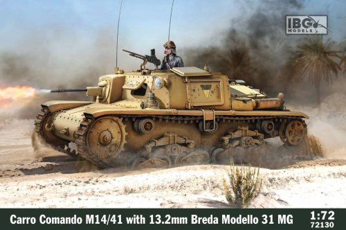 Go to product Pre-order - IBG 72130 - 1:72 Carro Comando M14/41with 13.2 Breda Modello 31 MG