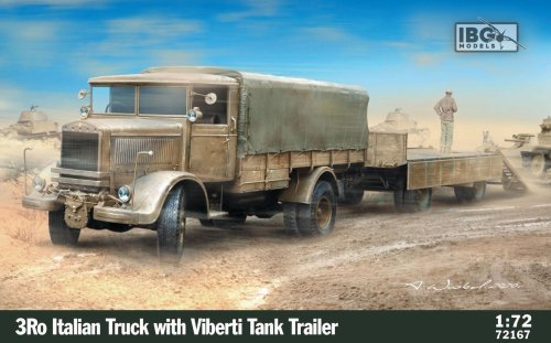 Go to product Pre-order - IBG 72167 - 1:72 3Ro Italian Truck with Viberti Tank Trailer