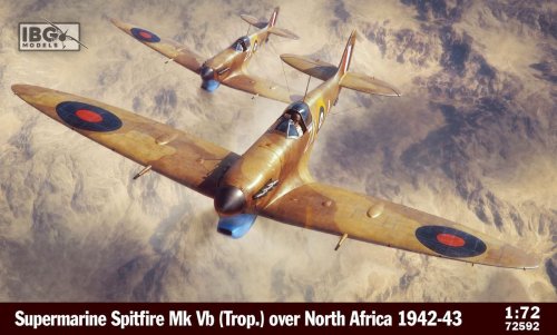 Go to product Pre-order - IBG 72592 - 1:72 Supermarine Spitfire Mk Vb Trop over North Africa 1942-43