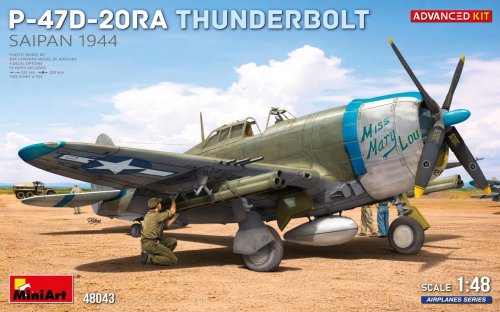 Go to product Przedsprzedaż - Miniart 48043 - 1:48 P-47D-20RA Thunderbolt Saipan 1944 Advanced Kit