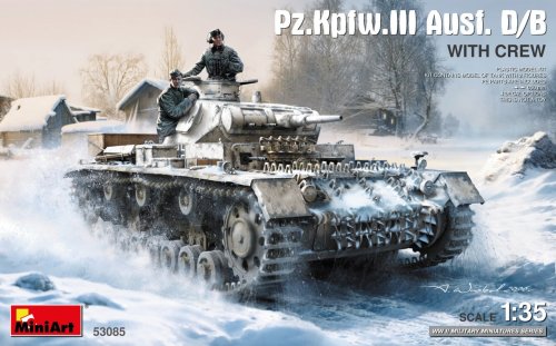 Go to product Przedsprzedaż - Miniart 53085 - 1:35 Pz.Kpfw.III Ausf. D/B with Crew