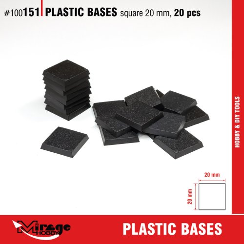 Go to product Mirage 100151 - 20 mm square figure bases - set of 20