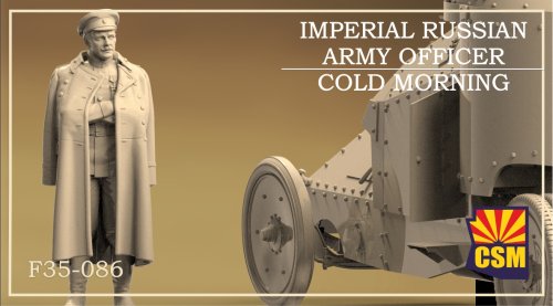 Go to product Copper State Models CSM F35086 - 1:35 Imperial Russian Army Officer Cold Morning