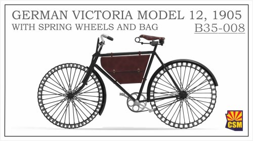 Go to product Copper State Models CSM B35008 - 1:35 German Victoria Model 12 1905 with Spring Wheels and Bag