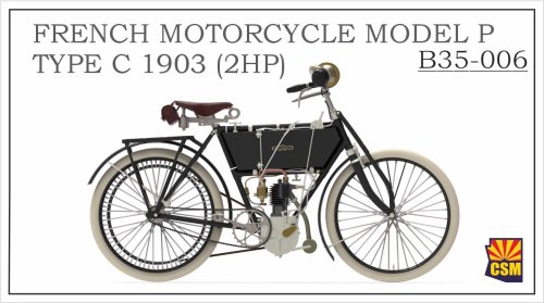Go to product Copper State Models CSM B35006 - 1:35 French Motorcycle Model P - Type C 1903 2 hp