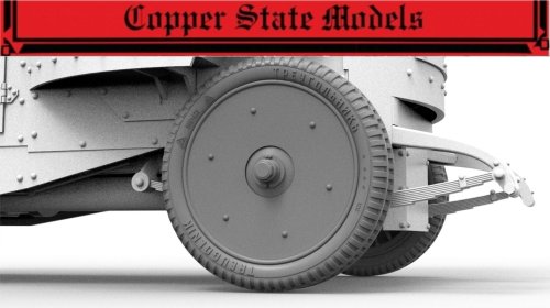 Go to product Copper State Models CSM A35070 - 1:35 Rear Double Treugolnik Elka Herringbone Tires with Armored Disc