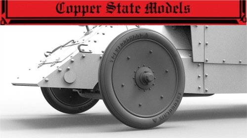 Go to product Copper State Models CSM A35067 - 1:35 Front Treugolnik Elka Smooth Tread Tires